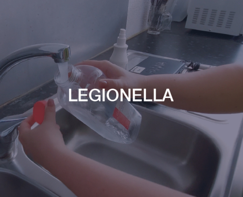 análise legionella