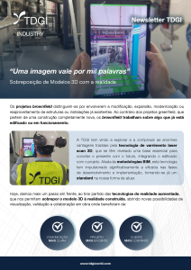 Newsletter TDGI_Projetos Industriais - Sobreposição de Modelos 3D_Laser Scan