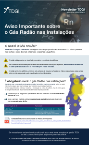 Newsletter_TDGI_STE - Análise Gás Radão
